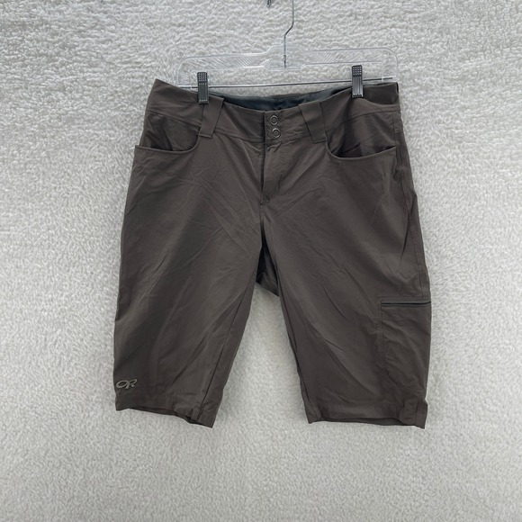 Outdoor Research Pants - Outdoor Research Women's Dark Brown Stretch Cargo Shorts